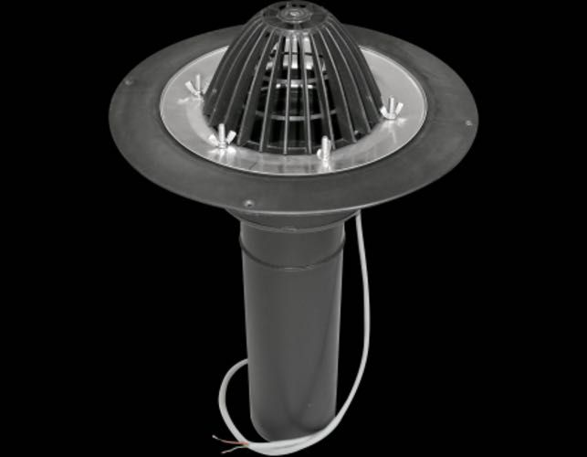 Воронка кровельная с обогревом PLASTFOIL VORTEX D=110 мм, д
350-450мм