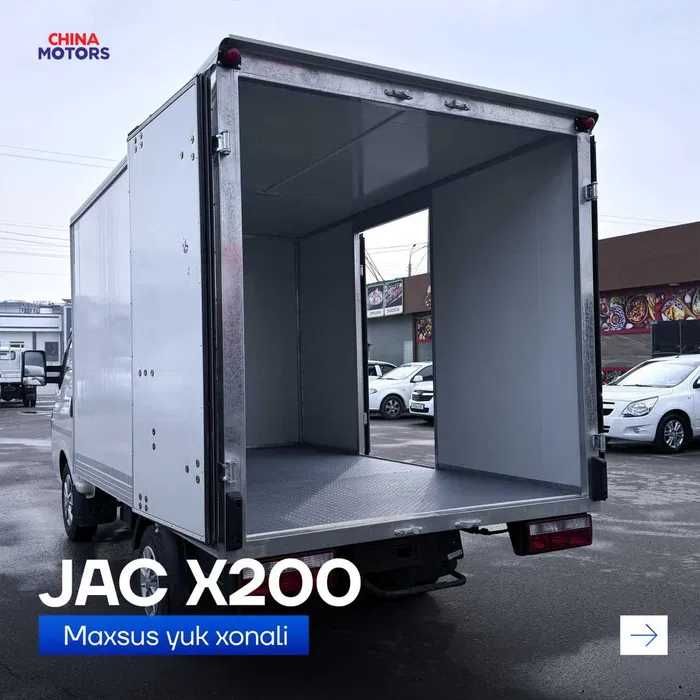 Jac X200 Furgon 3soatda nomingizga olib keting