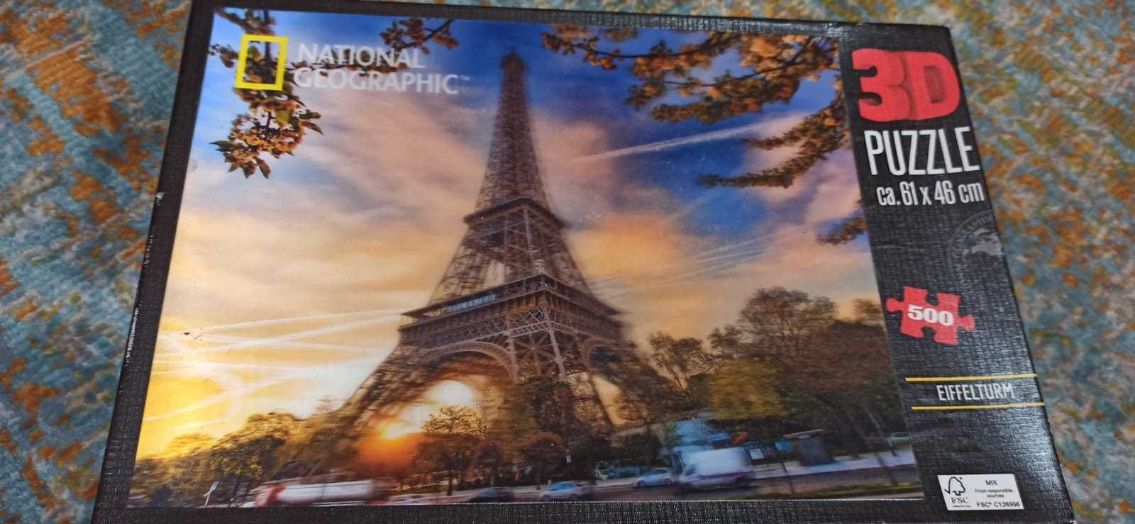 Puzzle 3D National Geographic 500 piese