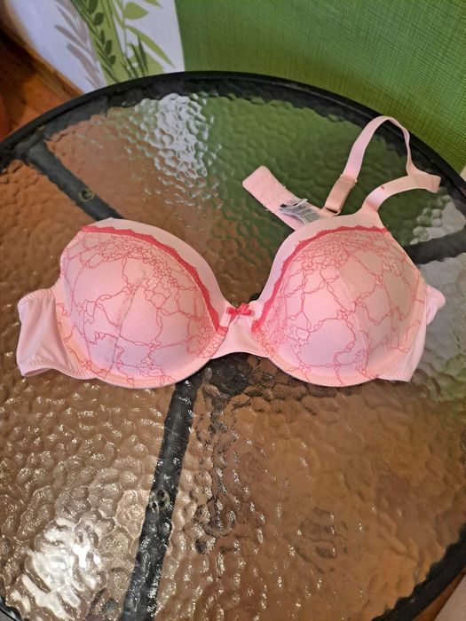 Sutien roz 90B NKD, culoare Roz,material Poliester, Elastan