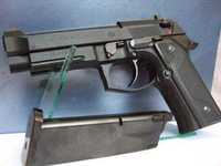 Pistol Airsoft Beretta M9 Metal Aer Comprimat Modificat la 4,6j Crono