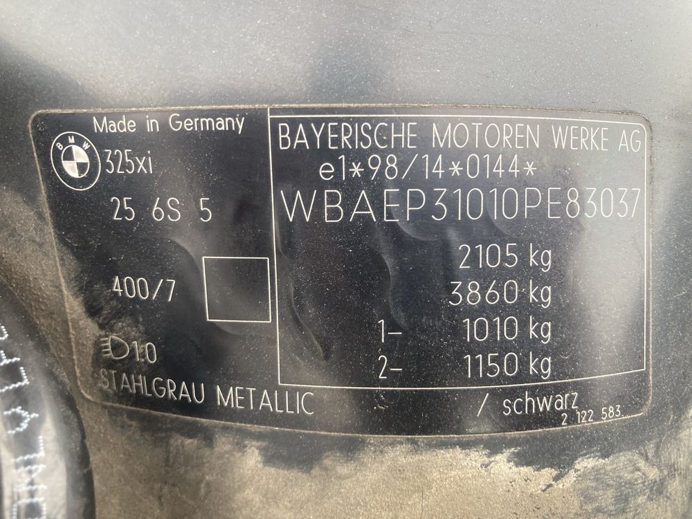 BMW e46 325xi на части