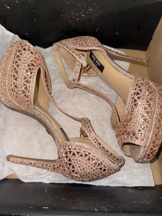 Sandale Nine West rose gold, masura 37