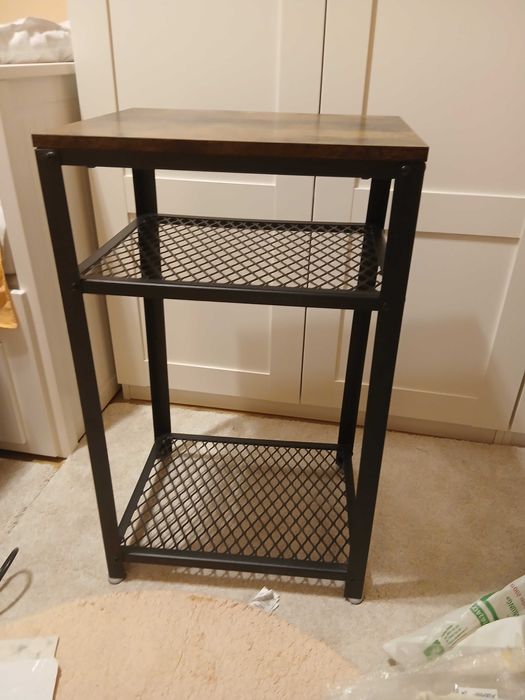 Masuta superba robusta metalica, 35 x 45 x 75 cm noua reducere 60%