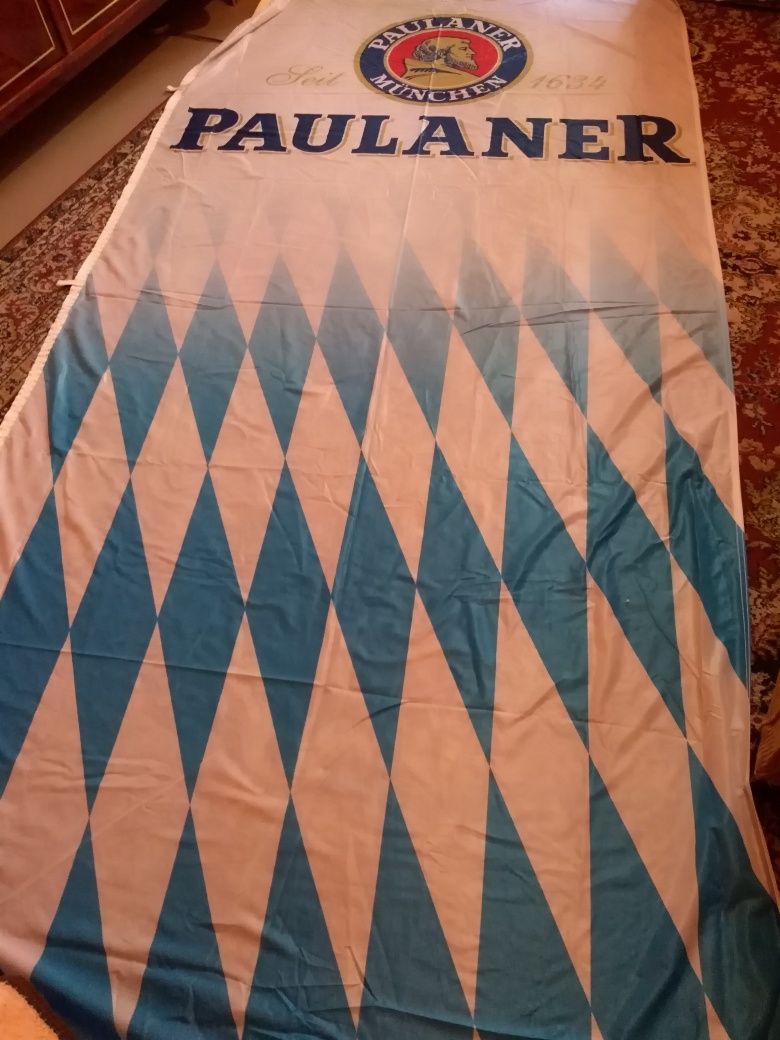 Banner Paulaner pentru restaurant, bar, pub, mesh, steag