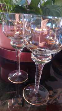 чаши от калиево стъкло със златна инкрустация