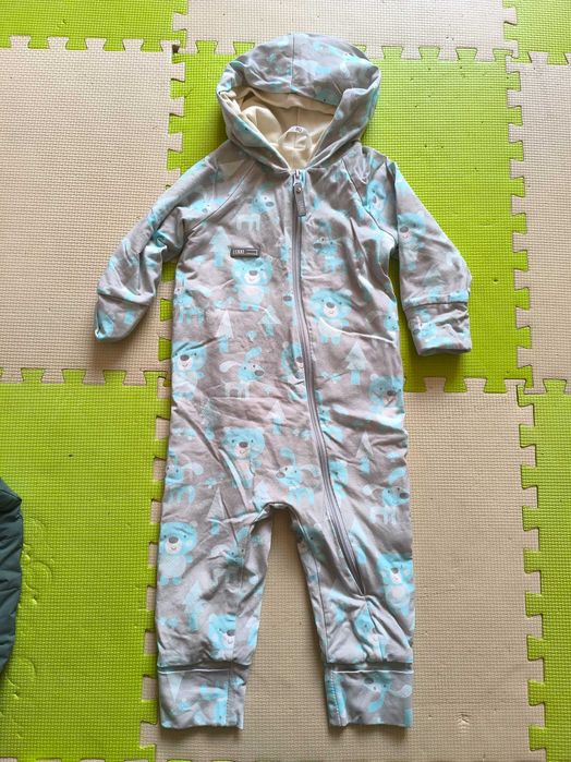 Бебешки зимен гащеризон и яке 74-86 см.