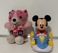 Jucarii interactive Ursulet vorbitor + Masina Mickey Mouse