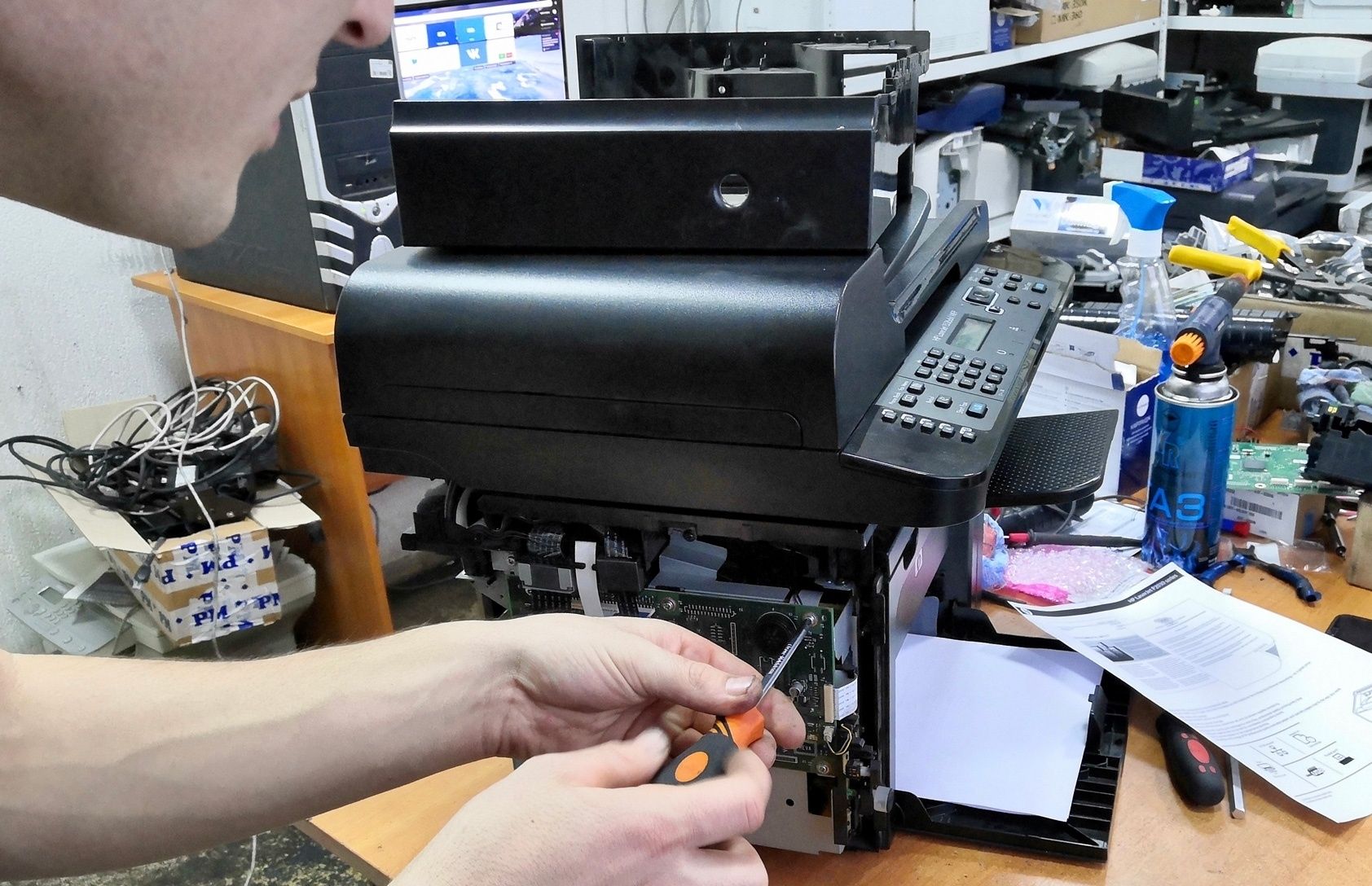 Сервис центр.  Ремонт принтер. Servis sentr. Remont printer