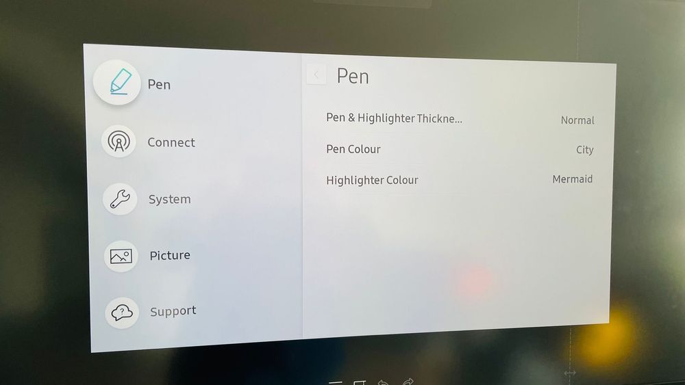Samsung Flip - tabla interactiva/TV/touchscreen