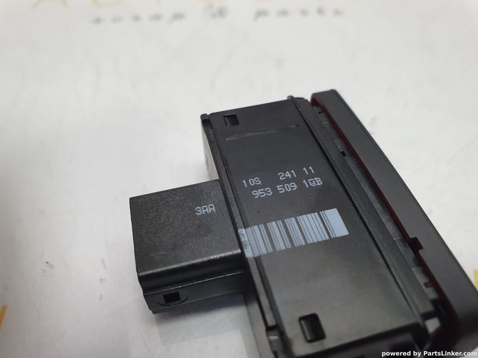 Buton avarie VOLKSWAGEN PASSAT (362) [ 2010 - 2014 ] TDI (CFFB) 103KW|140HP OEM 3AA953509 / 3AA 953 509 1QB