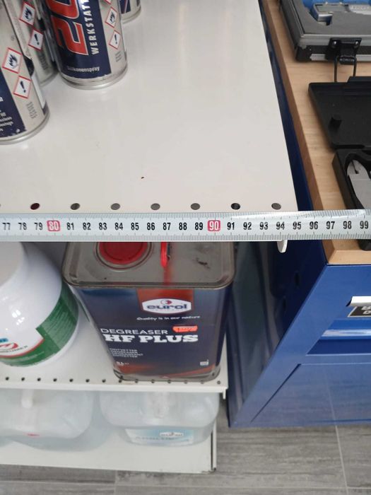 Raft magazin de perete, înălțime 225 cm, Baza 90 cm, 4 polite de 40 cm