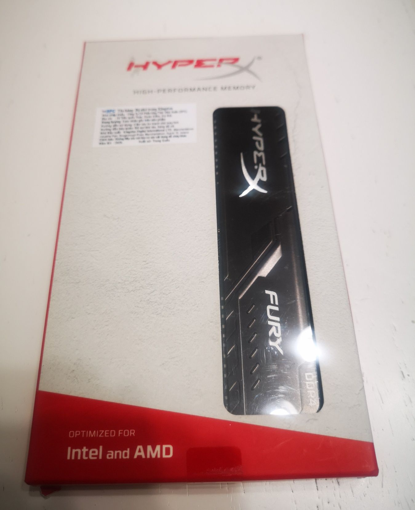 DDR-4 DIMM 16Gb/2666MHz PC21300 Kingston HyperX Fury