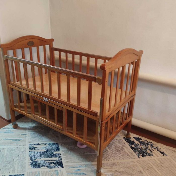 детский манеж, деревянный