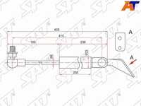 Амортизатор крышки багажника Nissan Tiida