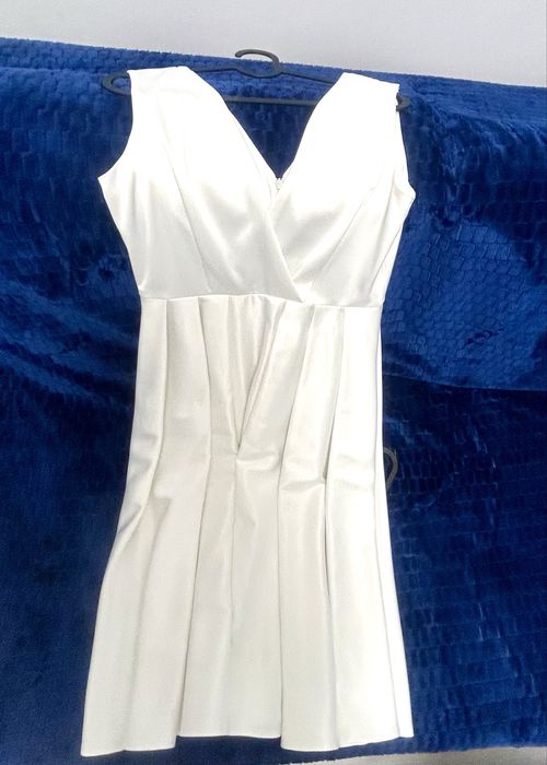 Rochie alba cununie/de zi/de seara