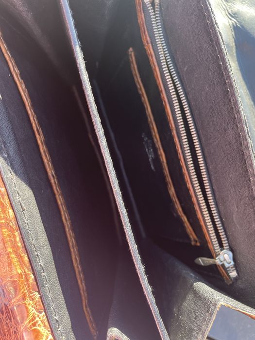 Geanta de lux din piele de crocodil