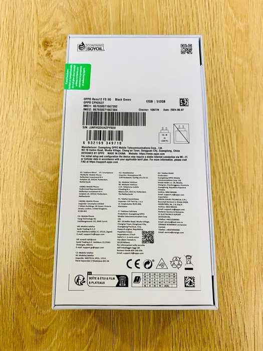 ЧИСТО НОВ !!! Oppo Reno12 FS, 12 GB RAM, 512 GB, 5G, Dark Green