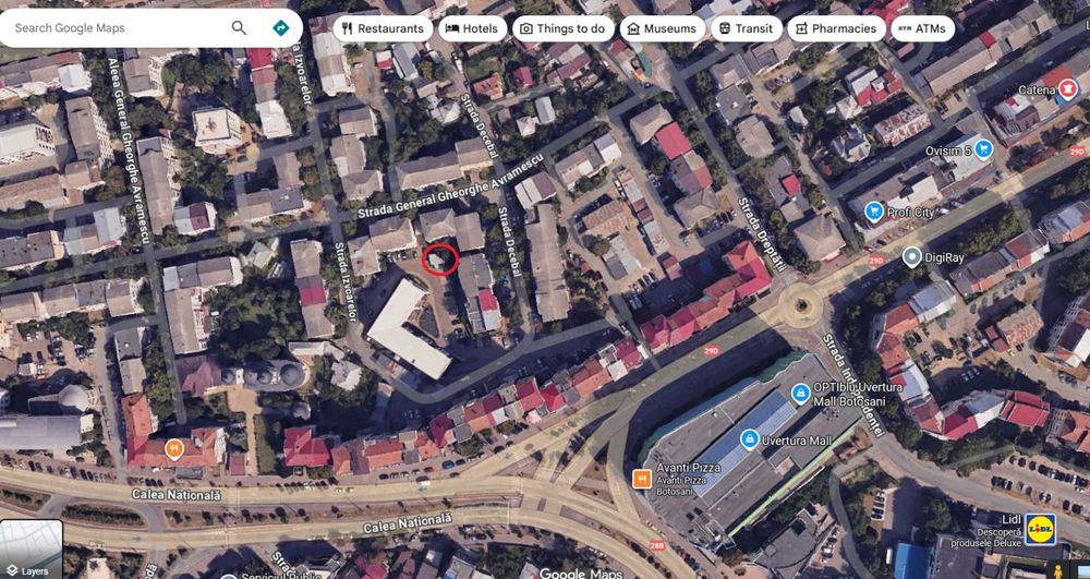 Garaj str Izvoarelor nr. 2 Botosani - 29.00mp. Cu beci.