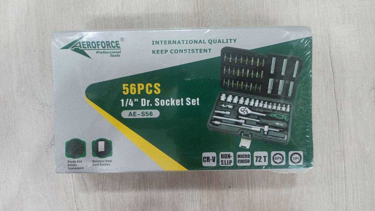 Набор инструмент AEROFORCE AE-S56 1/4 56PCS