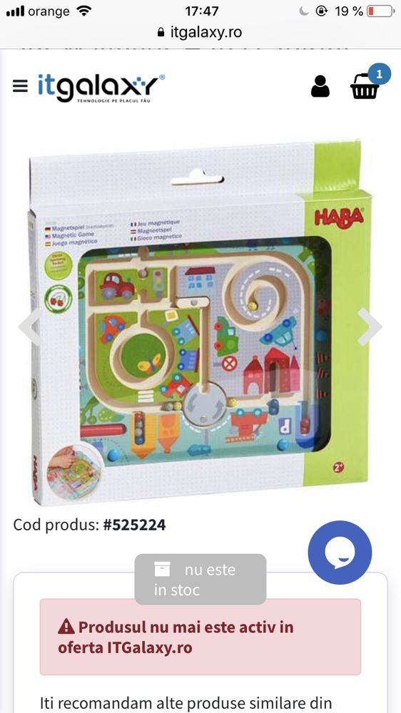 Joc labirint magnetic oraș Haba