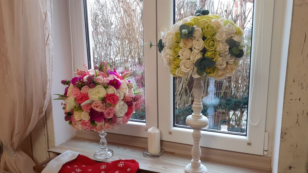 Aranjamente nunta flori artificiale