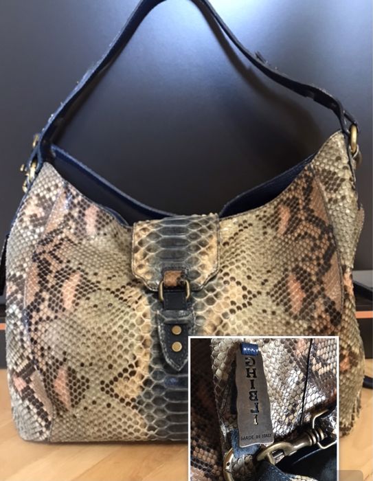 GHIBLI Revolution Genuine Python, 100% Питон чанта