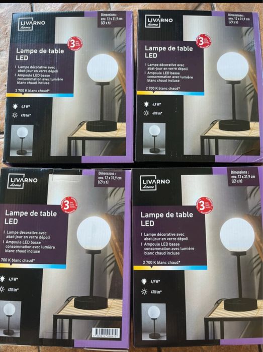 Lampa glob cu picior