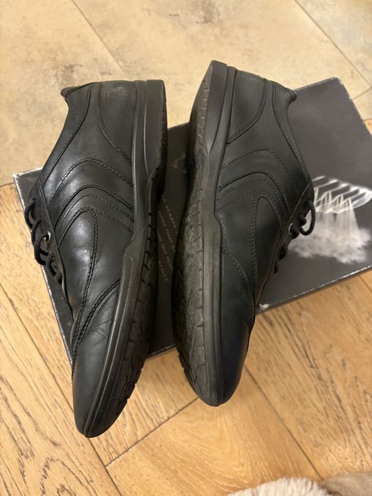 Мъжки есенно-зимни обувки Geox черни кожени 41 размер