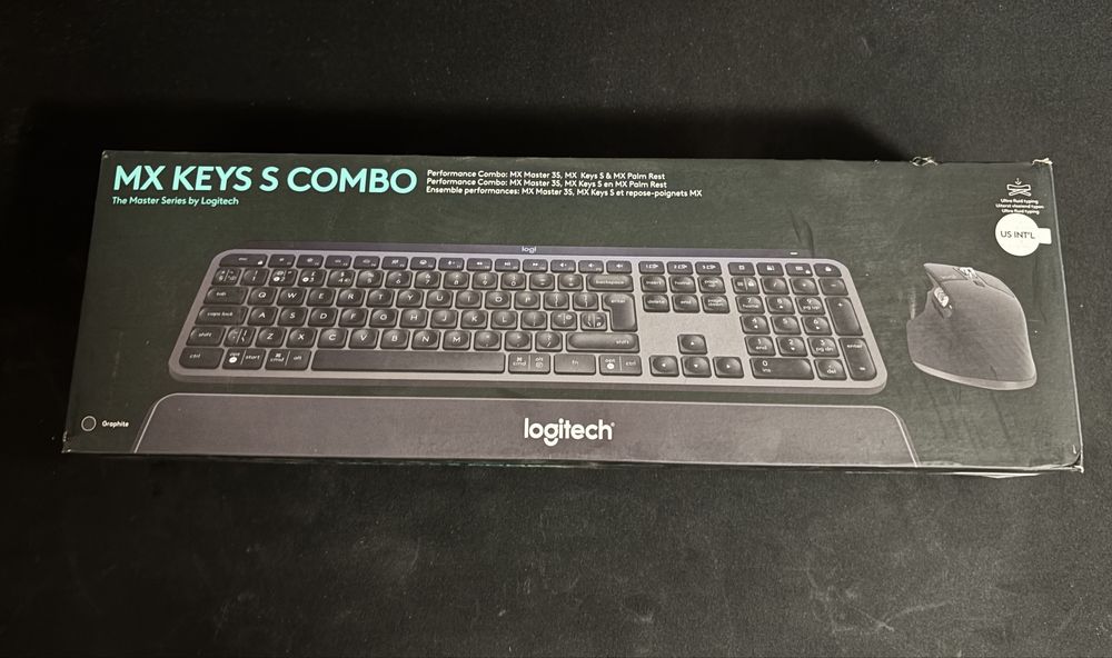 MX Master Combo - Tastatura Keys S / Mouse Master 3S / MX Palm Rest