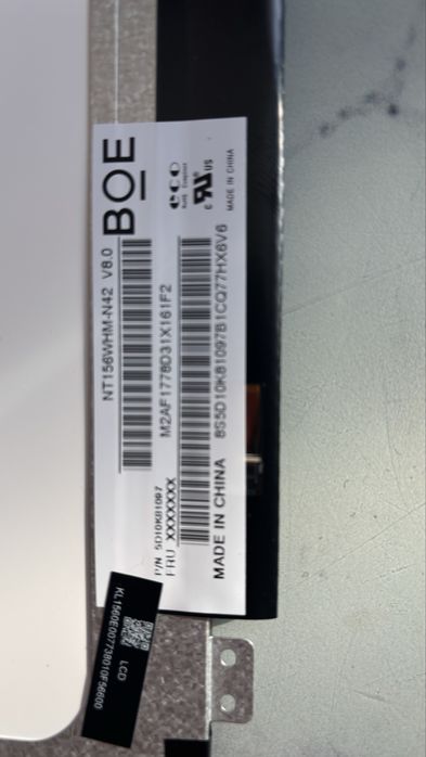 NT156WHM-N42 V8.0 матрица для ноутбука