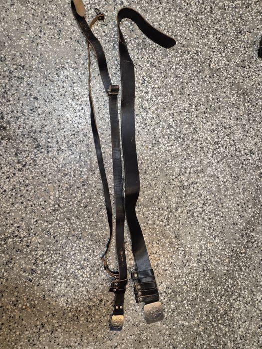 Милиционерска фуражка + соц колани за кобур + шуба