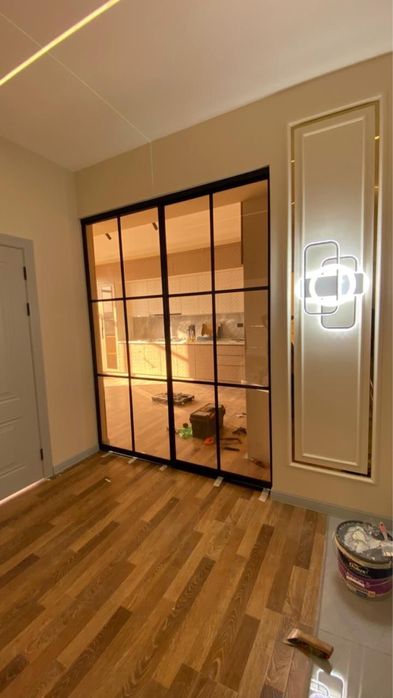 Стеклянные,Межкомнатные Перегородки LOFT style