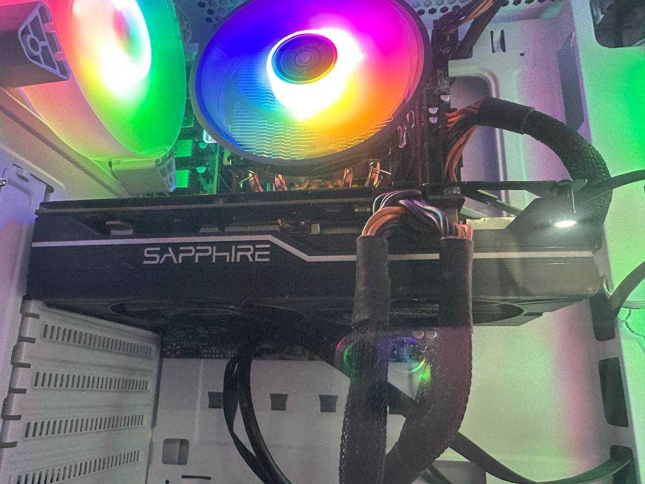 Игровой кейс / RX 580 8gb / DDR4 32gb / 14 ядер 28 потоков