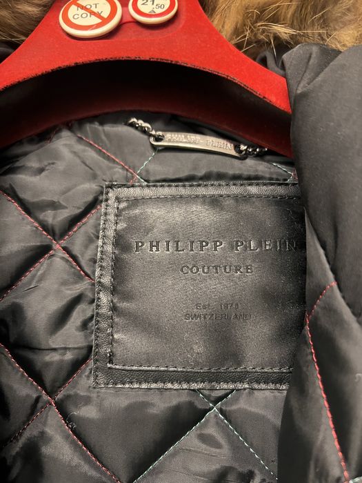 Дамски зимно яке с пухена качулка Philipp Plein