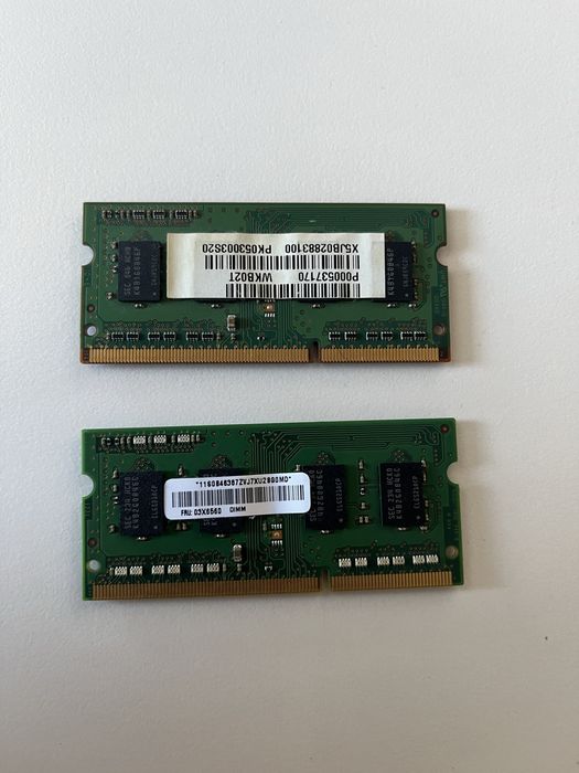 Продавам памет RAM 1x2 GB и 1x1 GB SAMSUNG