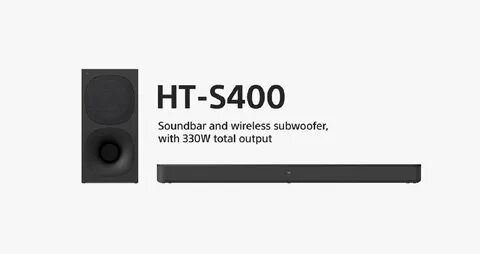 Саундбар Sony HT S400 2.1 bluetooth 330W dolby audio HDMI