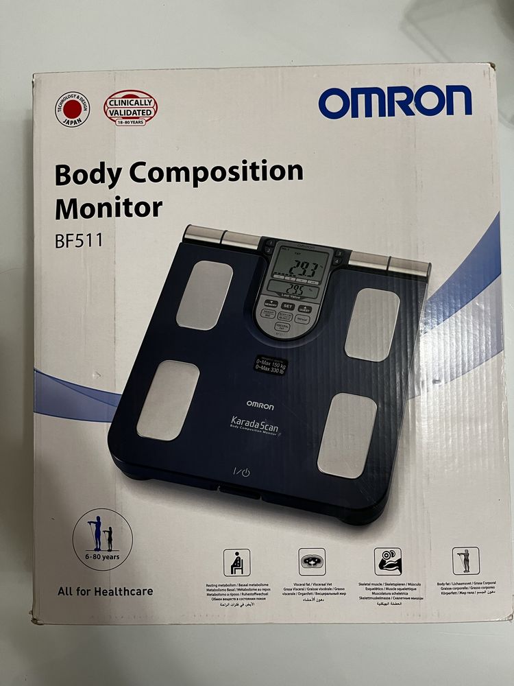 OMRON cantar/monitor corporal