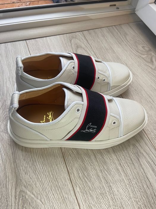 Christian Louboutin Adolescenza Sneakers Alb