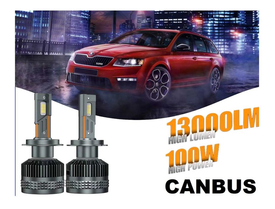 Диодни крушки R100 - H7 - 12V/24V, Комплект