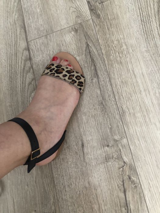 Sandale Zara leopard, marimea 35