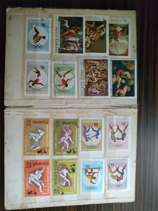 Vand Clasor cu timbre vechi, de colectie