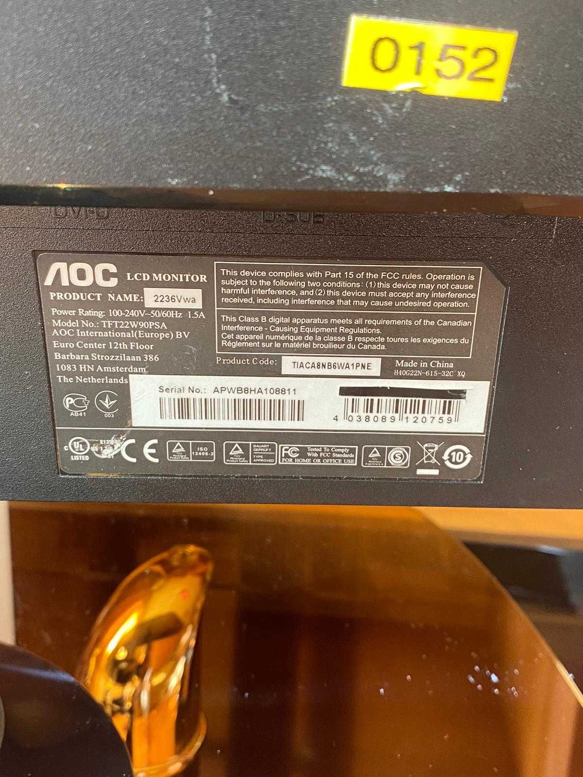 AOC 2236Vwa Monitor FULL HD