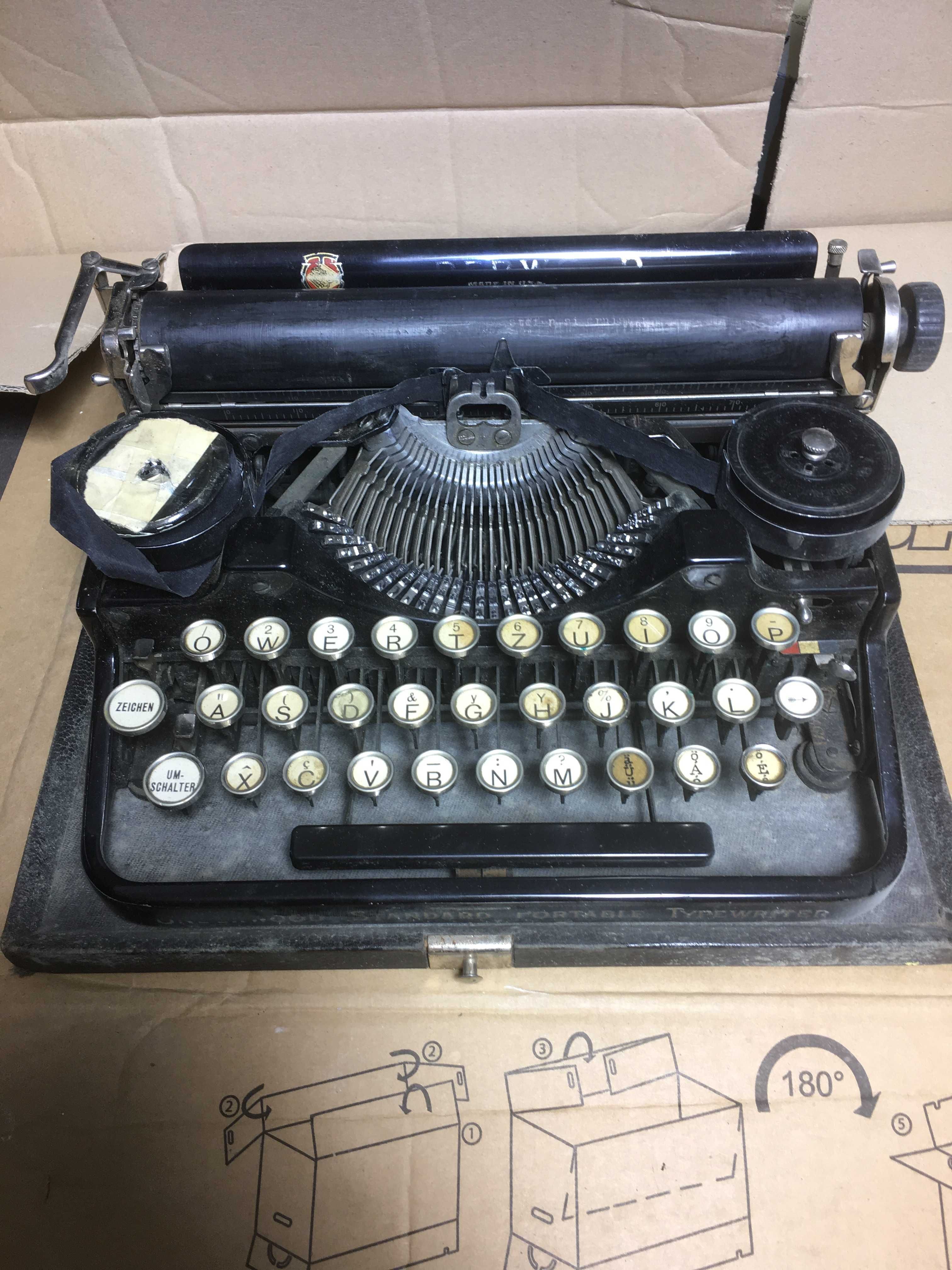 masina de scris , vintage, made in usa, de colectie