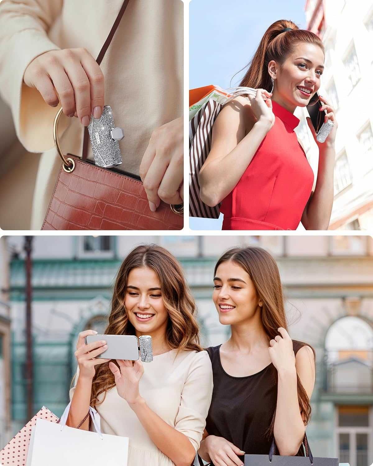 Външна батерия iWALK Sparkly 22.5W, 5000mAh, с вграден USB-C конектор