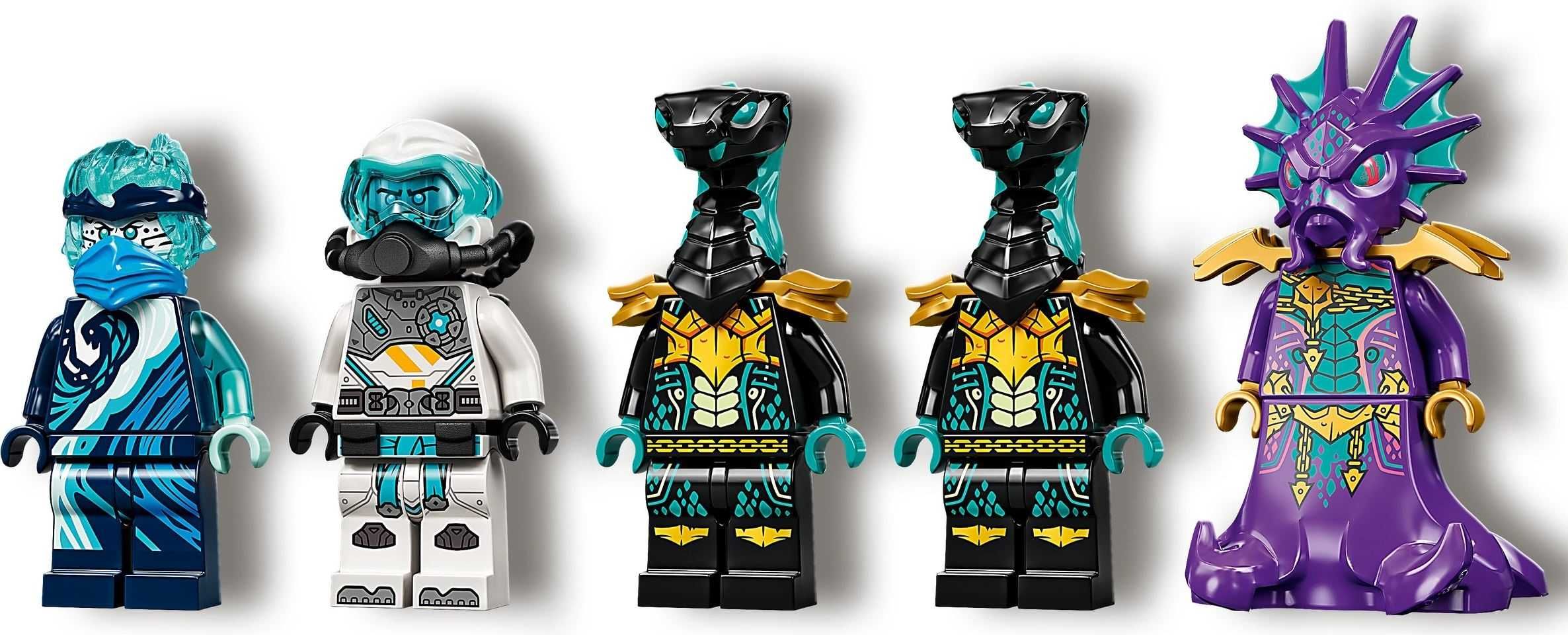 Lego NINJAGO 71754 - Dragon de apa, 737 piese si 5 figurine -NOU
