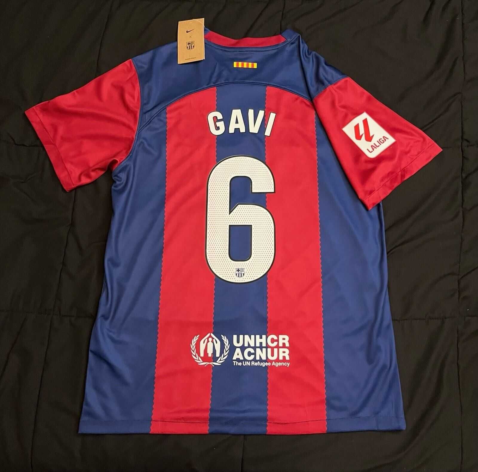 Tricou fotbal Barcelona 23/24 - Gavi 6