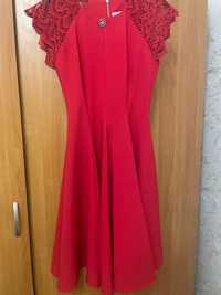 Красное нарядное платье для девушек