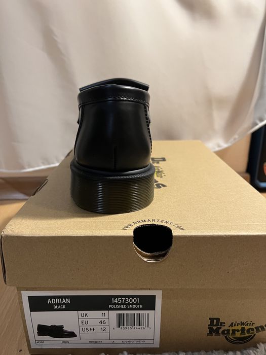 Dr. Martens adrian smooth leather tassel loafers