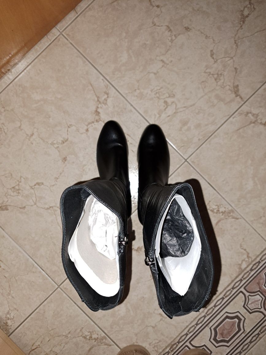 Дамски ботуши, 36 номер, естествена кожа, НОВИ